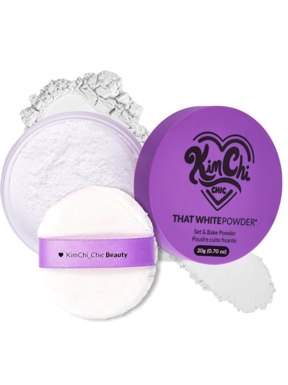 KimChi Chic Beauty That White Powder Setting Powder, full sized, new